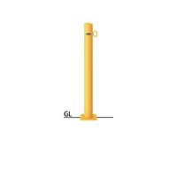 サンポール ピラー スチール製 FPA-8B-F01(Y) 1本（直送品）