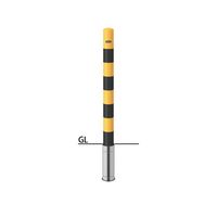 サンポール ピラー スチール製 FPA-8S-F00(YB) 1本（直送品）