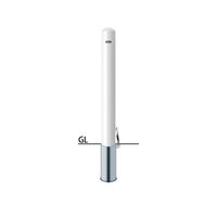 サンポール ピラー スチール製 FPA-11SF-F00(W) 1本（直送品）