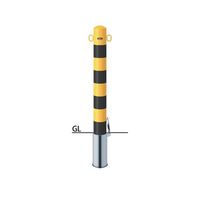 サンポール ピラー スチール製 FPA-11SF-F11(YB) 1本（直送品）