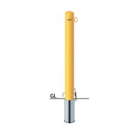 サンポール ピラー スチール製 FPA-11SK4-F01(Y) 1本（直送品）