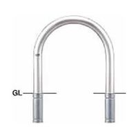 サンポール アーチ ステンレス製 AC AC-8S 1本（直送品）