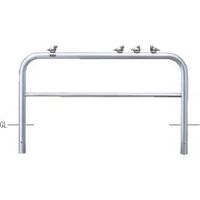 サンポール アーチ ステンレス製 ピコリーノ AH-7U15P-650 1本（直送品）