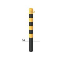 サンポール ピラー スチール製 FPA-11U-F01(YB) 1本（直送品）