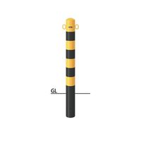 サンポール ピラー スチール製 FPA-11U-F11(YB) 1本（直送品）