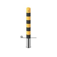 サンポール ピラー スチール製 FPA-12S-F00(YB) 1本（直送品）