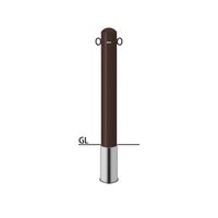 サンポール ピラー スチール製 FPA-12S-F11(C) 1本（直送品）