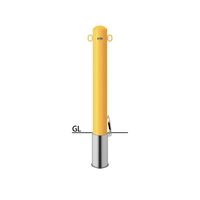 サンポール ピラー スチール製 FPA-12SF-F11(Y) 1本（直送品）