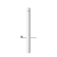 サンポール ピラー スチール製 FPA-12U4-F00(W) 1本（直送品）