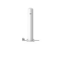 サンポール ピラー スチール製 FPA-14B-F00(W) 1本（直送品）