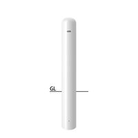 サンポール ピラー スチール製 FPA-17U4-F00(W) 1本（直送品）