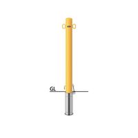 サンポール ピラー スチール製 FPA-8SK-F11(Y) 1本（直送品）