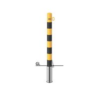 サンポール ピラー スチール製 FPA-8SF-F01(YB) 1本（直送品）