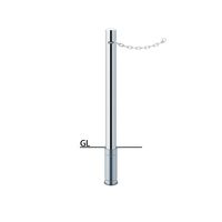 サンポール ピラー ステンレス製 クサリ内蔵 PA-8