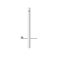 サンポール ピラー スチール製 FPA-8U-F00(W) 1本（直送品）