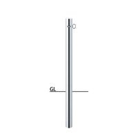 サンポール ピラー ステンレス製 PA-8U4-F01 1本（直送品）