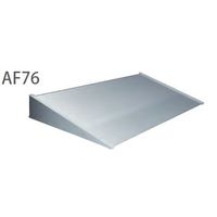 アルフィン 霧除けひさし(小ひさし)シリーズ AF76 本体出幅400 本体幅2200 シルバー 0762200sma 1台（直送品）