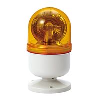Qlight 電球式回転灯 丸形取付込 S80RK-220-B 1台（直送品）