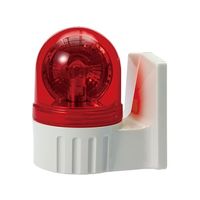 Qlight 電球式回転灯 壁面取付 S80AR-24-R 1台（直送品）