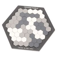 ウッドハニカムパズル グレー LAKOLE/ラコレ