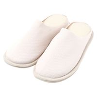 厚手ソールニットスリッパ L（24～26cm） アイボリー LAKOLE/ラコレ