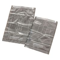 【LAKOLE/ラコレ】 圧縮袋2枚セット チャコール