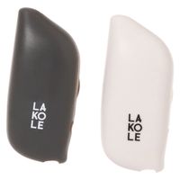 ハブラシヘッドケース2点セット ブラック&ホワイト LAKOLE/ラコレ
