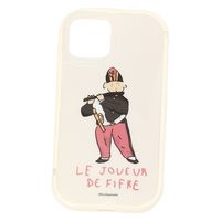 （世界の名作）フレームカラーiPhoneケースiPhone12/12PRO 笛を吹く少年 LAKOLE/ラコレ