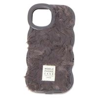 【LAKOLE/ラコレ】 ふわふわウェーブスタンドiPhoneケース【iPhone13/14】