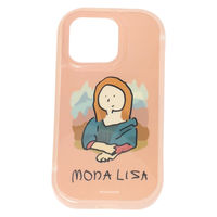 （世界の名作）フレームカラーiPhoneケースiPhone13/14 モナリザ LAKOLE/ラコレ