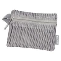 メッシュフラットポーチ（S） グレー LAKOLE/ラコレ