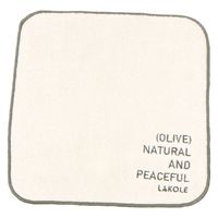 刺繍ハンドタオル OLIVE LAKOLE/ラコレ