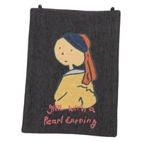 （世界の名作）ジャガードタペストリー 真珠の耳飾り LAKOLE/ラコレ