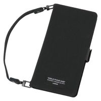 ツイードマルチスマホケース ブラック LAKOLE/ラコレ