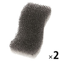 抗菌 水切れスポンジ グレー 1セット（1個×2） LAKOLE/ラコレ