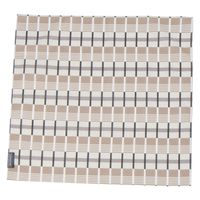 コットンプリントハンカチ（チェック） ベージュ LAKOLE/ラコレ