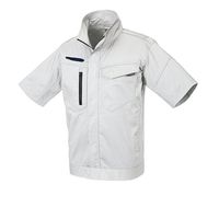 クロダルマ 半袖ジャンパー シルバー S 266841-40-S 1枚（直送品）