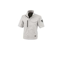 ジーベック エコTCストレッチ半袖ブルゾン 1771ー20ーLL グレー 1771 1着（直送品）