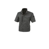 ジーベック エコTCストレッチ半袖ブルゾン 1771ー25ーSS チャコールグレー 1771 1着（直送品）