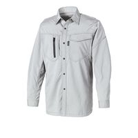 クロダルマ 長袖シャツ シルバー 3L 25685-40-3L 1枚（直送品）