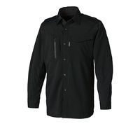 クロダルマ 長袖シャツ ブラック L 25685-49-L 1枚（直送品）