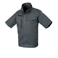 クロダルマ 半袖ジャンパー チャコールグレー L 266841-48-L 1枚（直送品）