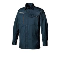 クロダルマ 長袖シャツ ネイビー SS 25684-11-SS 1枚（直送品）