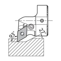 京セラ ボーリング交換ヘッド KAVH32ーPDUNR15 1本（直送品）