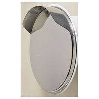 信栄物産 ステンレスカーブミラー大型 白色 カスタム CS10H-W 1台（直送品）