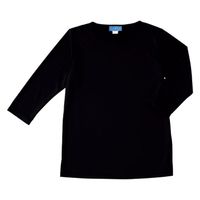KAZEN インナーTシャツ(男女兼用)ブラック L KZN220-15 1枚