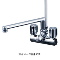 KVK KV KF206ZGN デッキ一時止水付2ハンドルシャワー 1個（直送品）