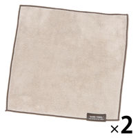 今治産ハンドタオル（シンプル） アイボリー 1セット（2枚） LAKOLE/ラコレ