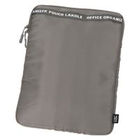 【LAKOLE/ラコレ】 【撥水】PCケース チャコール