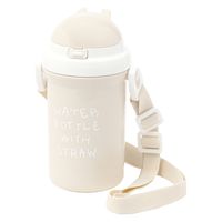 らこれキッズ ストロー付きボトル アイボリー LAKOLE/ラコレ